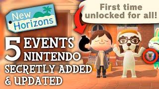 Animal Crossing New Horizons - 5 New Events Nintendo SECRETLY Added & Updated