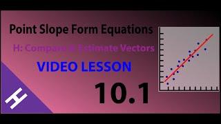 10.1H Compare and Estimate Vectors