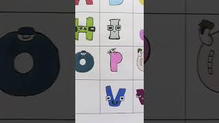 Alphabet lore (A-Z) | NMD Art #shorts #alphabet