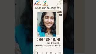 UPSC Sambhav Hai | Deepansha Guha | Sambhavam IAS (English Medium Batch 2022)