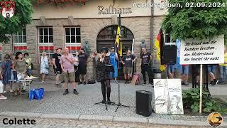 Hallo Aschersleben - Rede von Colette I 02.09.2024