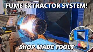 Building a FUME EXTRACTION System for Metal Arc Spraying! | Shop Made Tools