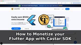 How to Monetize your Flutter App with Castar SDK