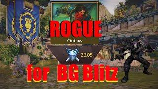 Outlaw rogue pvp BG Blitz - "its a numbers game"