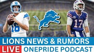 Detroit Lions News & Rumors: Lions vs. Bills Breakdown, Detroit Lions Injury Update + Q/A