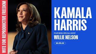 VP Kamala Harris, Beyoncé, Willie Nelson, & More | Rally on Reproductive Rights in Houston, Texas