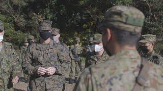 3rd Marine Expeditionary Brigade, Commanding General views JGSDF ARDB training