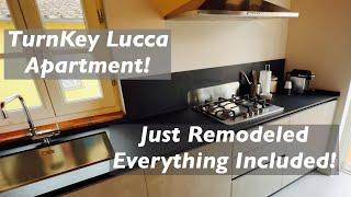 TurnKey Lucca Apartment Tour! EVERYTHING Included. Historic Center! Brand New On Market! 