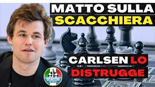 Crede di Aver Vinto Un Pedone, Carlsen Gli Dà Matto!