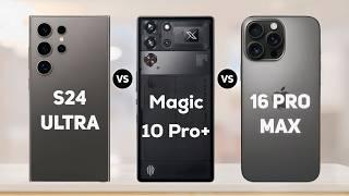 Samsung Galaxy S24 Ultra Vs iPhone 16 Pro Max Vs Red Magic 10 Pro Plus - Which One Is Best?