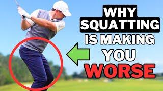 Why You Hit The Ball Worse When Trying To Squat In The Downswing