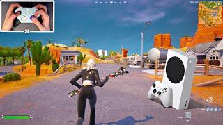 Fortnite Ranked Reload Handcam Gameplay On Xbox Series S (4K 120FPS)