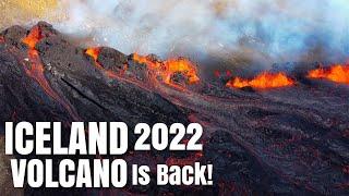  ICELAND VOLCANO IS ERUPTING AGAIN!!! ICELAND VOLCANO ERUPTION 2022, AUGUST 3