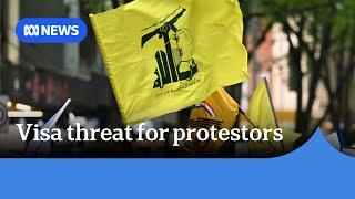 Government delivers a warning to rally-goers seen to be supporting terrorist groups | ABC News