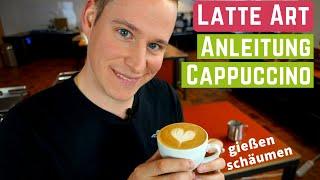 Prepare Cappuccino - Latte Art and milk foaming - Tutorial part 1