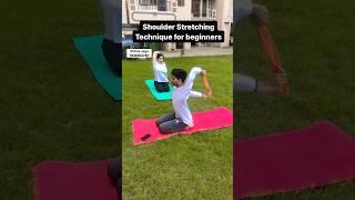 Shoulder Stretching Technique with Strap for beginners || Pre practice of advance Asana #yoga