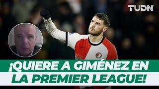 ¡Dennis Te Kloese espera que Santiago Giménez salte de Feyenoord a Inglaterra! | TUDN