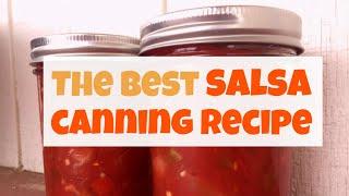 The Best Salsa Canning Recipe