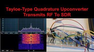 Tayloe-Style Upconverting RF Mixer Transmitter Demonstration