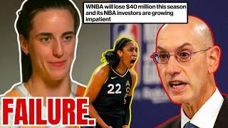 NBA Owners FURIOUS w Adam Silver over $40 MILLION WNBA LOSS for Caitlin Clark's Rookie Season!