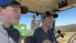 Taking My 13yr Old Brother On A "Field Trip" (Corn Harvest 101)