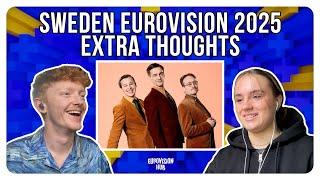 Sweden | Eurovision 2025 Extra Thoughts | KAJ - Bara Bada Bastu | Eurovision Hub