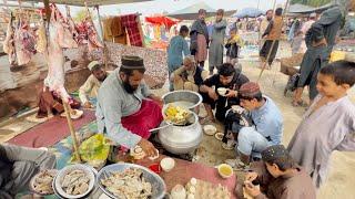 Cheapest Roadside  Street food in Afghanistan | Traditional & Village foods in Jalalabad