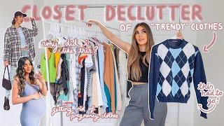 CLOSET DECLUTTER of things I bought *just because they were TRENDY*