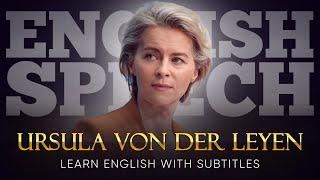 ENGLISH SPEECH | URSULA VON DER LEYEN: Europe's Defense Future (English Subtitles)