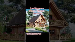 Dom Drewniany Całoroczny Premium Grzegorz Budujemy z drewna www.ddmazury.pl
