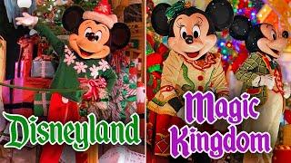 Christmas Parades at Disneyland and Walt Disney World 2024 [4K POV]