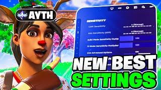 *NEW* BEST Controller Settings For Fortnite CHAPTER 6! (PS4/PS5/XBOX/PC)