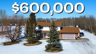 Tour this 2450 Sq Ft home with 3 ACRES of land all for you!! | Sherwood Park Home Tour 2023