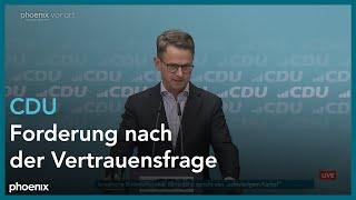 CDU: Carsten Linnemann (Generalsekretär) & Jan Redmann (Landesvorsitzender Brandenburg) | 01.07.2024