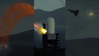 C-RAM shot down Fighter Jet - Phalanx CIWS - Military Simulation - ArmA 3 #Shorts