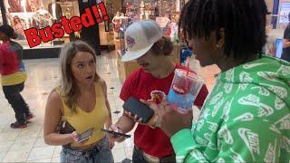 CHEATER CAUGHT RED HANDED!!! *BF WALKS AWAY*