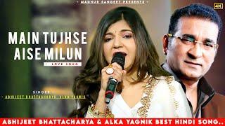 Main Tujhse Aise Milun - Alka Yagnik | Abhijeet | Best Hindi Song