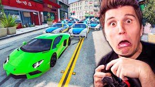 Wer GEWINNT? 1 Lamborghini oder 10 Polizei Autos | BeamNG