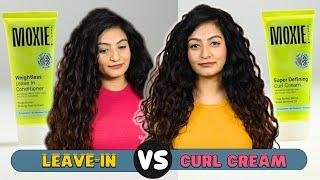 Moxie Beauty Leave-in Conditioner Vs Curl Cream + GIVEAWAY!