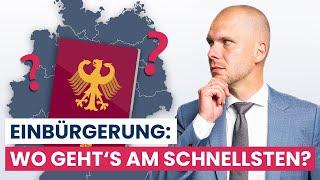 Einbürgerung: Wo geht's am schnellsten?