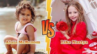 Like Nastya VS Alaïa McBroom (The ACE Family) Transformation  New Stars From Baby To 2023