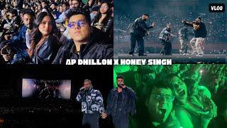 AP Dhillon & Honey Singh Live Concert Delhi 2024 | with @wafflesislive  #vlog