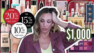 $1000 SEPHORA CART .... SEPHORA SALE WISHLIST + RECOMMENDATIONS