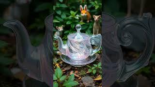 Which enchanted tea set would make your afternoon magical? #shorts #trending #fyp #aesthetic #vibes