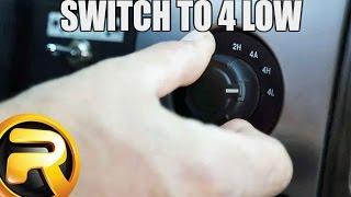 When to use 4 Low 4X4 in your Pickup Truck