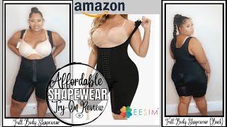 TRYING SHAPEWEAR FROM AMAZON ⎮AFFORDABLE PLUS SIZE SHAPEWEAR ⎮ FT. EESIM ⎮ HONEST REVIEW