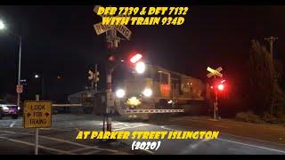 DFB 7239 & DFT 7132 on Train 934D at Parker Street Islington.