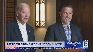 President Biden pardons son Hunter Biden