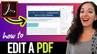 How to Edit a PDF Using Adobe Acrobat Pro DC