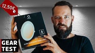 Smart Home LED Einbaustrahler für unter 13€: Was taugt das Schnäppchen?